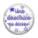 Cabochon Verre - une directrice qui déchire