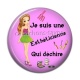Cabochon Résine - je suis une esthéticienne qui déchire