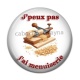 Cabochon Résine - J'peux pas j'ai menuiserie