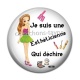 Cabochon Résine - je suis une esthéticienne qui déchire