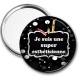 Miroir de poche - je suis une super esthéticienne 