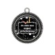 Pendentif Cabochon Argent - je suis une super esthéticienne 