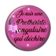 Cabochon Résine - he suis une prothésiste ongulaire qui déchire