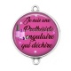 Connecteur Cabochon Argent - he suis une prothésiste ongulaire qui déchire