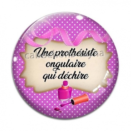 Cabochon Verre -  prothésiste ongulaire qui déchire