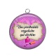 Pendentif Cabochon Argent -  prothésiste ongulaire qui déchire