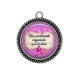 Pendentif Cabochon Argent -  prothésiste ongulaire qui déchire
