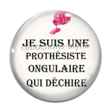 Cabochon Verre - prothésiste ongulaire qui déchire