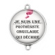 Connecteur Cabochon Argent - prothésiste ongulaire qui déchire