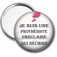 Miroir de poche - prothésiste ongulaire qui déchire