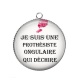 Pendentif Cabochon Argent - prothésiste ongulaire qui déchire