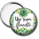 Miroir de poche - une super fleuriste