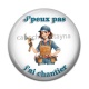 Cabochon Résine - J'peux pas j'ai chantier