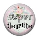 Cabochon Résine - super fleuriste