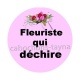  une fleuriste qui déchire