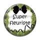 Cabochon Résine - super fleuriste