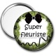 Miroir de poche - super fleuriste