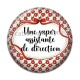 Cabochon Résine - une supper assistante de direction