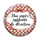 Cabochon Verre - une supper assistante de direction