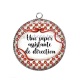 Pendentif Cabochon Argent - une supper assistante de direction