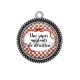 Pendentif Cabochon Argent - une supper assistante de direction