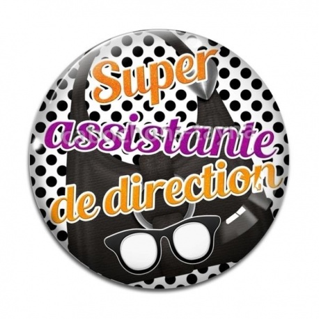 Cabochon Verre - super assistante de direction