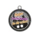 Pendentif Cabochon Argent - super assistante de direction