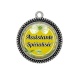 Pendentif Cabochon Argent - assistante spécialisée