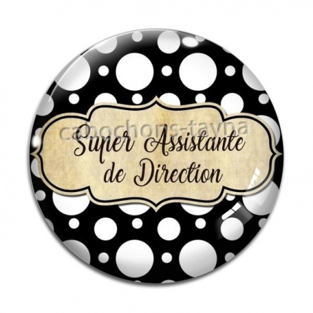 Cabochon Verre - super assistante de direction