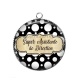 Pendentif Cabochon Argent - super assistante de direction