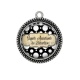 Pendentif Cabochon Argent - super assistante de direction