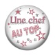 Cabochon Résine - une chef au top