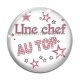 Cabochon Verre - une chef au top