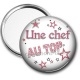Miroir de poche - une chef au top