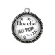 Pendentif Cabochon Argent - une chef au top