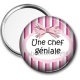 Miroir de poche - une chef géniale