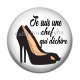 Cabochon Résine - je suis une chef qui déchire