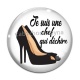 Cabochon Verre - je suis une chef qui déchire