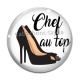 Cabochon Verre - chef au top