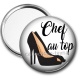 Miroir de poche - chef au top