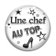 Cabochon Verre - une chef au top