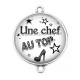 Connecteur Cabochon Argent - une chef au top