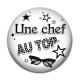 Cabochon Résine - une chef au top