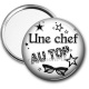 Miroir de poche - une chef au top