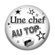 Cabochon Résine - une chef au top