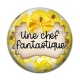 Cabochon Résine - une chef fantastique