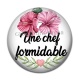 Cabochon Résine - une chef formidable