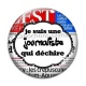 Cabochon Verre - je suis une journaliste qui déchire