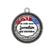 Pendentif Cabochon Argent - je suis une journaliste qui déchire