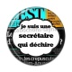 Cabochon Résine - je suis une secrétaire qui déchire
